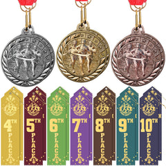 Loetere front packaging showing medals and ribbons, professional award presentation