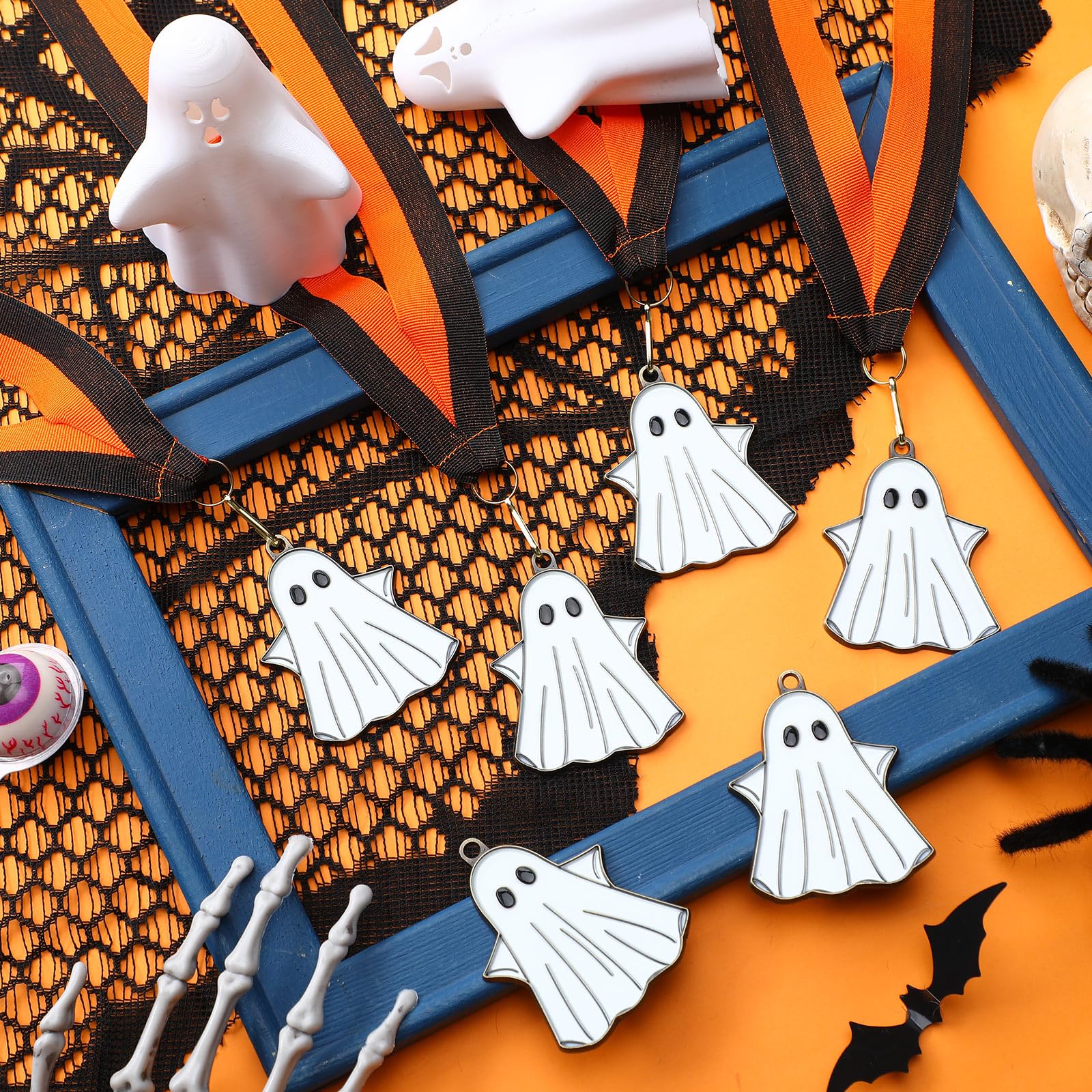 Loetere medal worn on a ribbon demonstrated on-hand for wearability benefit