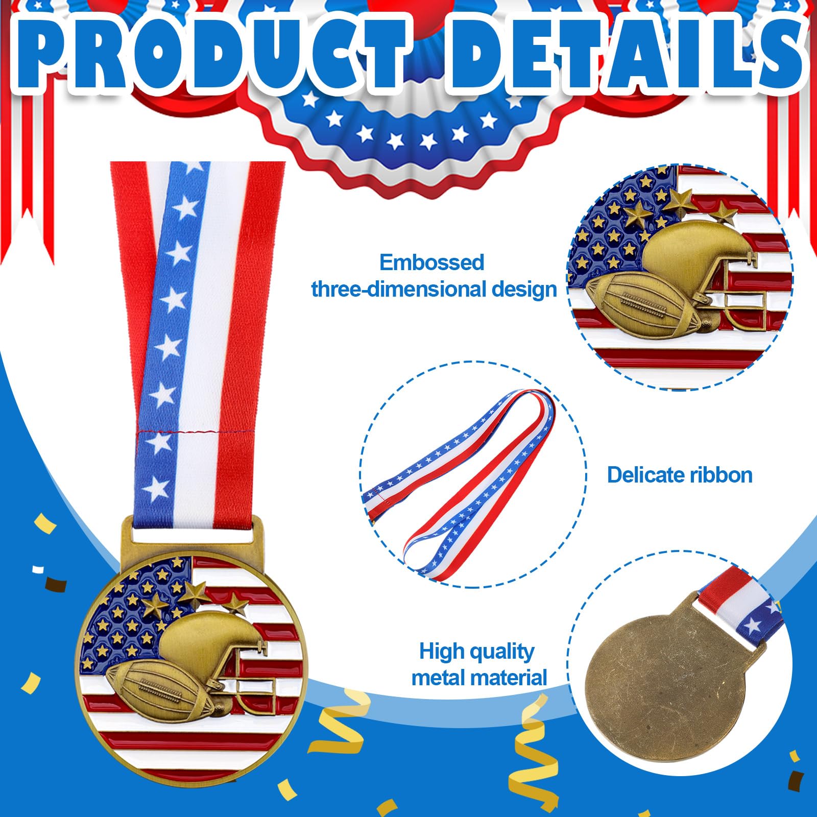 Loetere ribbon detail with red white blue strap emphasizing comfortable wear