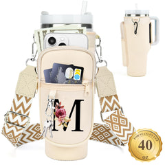LOKASS front view holding Stanley 40 oz for personalized protection
