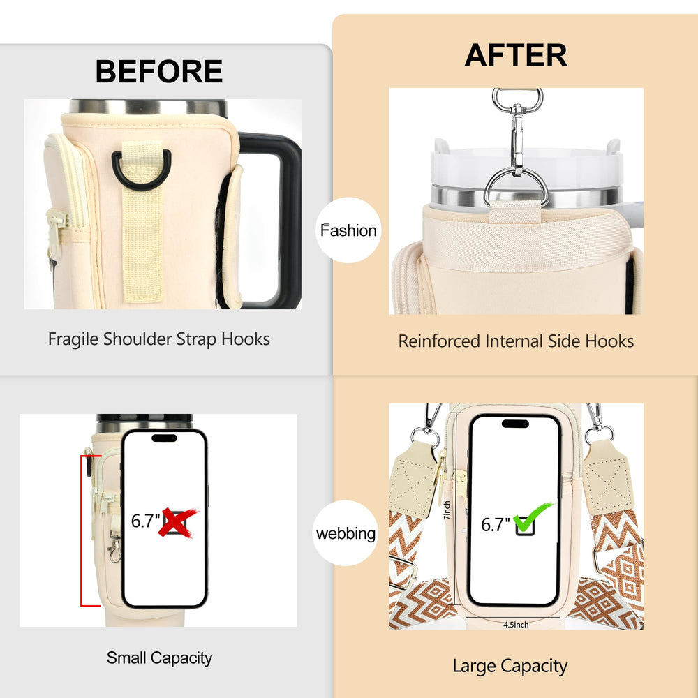 LOKASS phone pocket open showing easy one-handed access