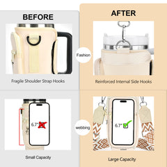 LOKASS phone pocket open showing easy one-handed access