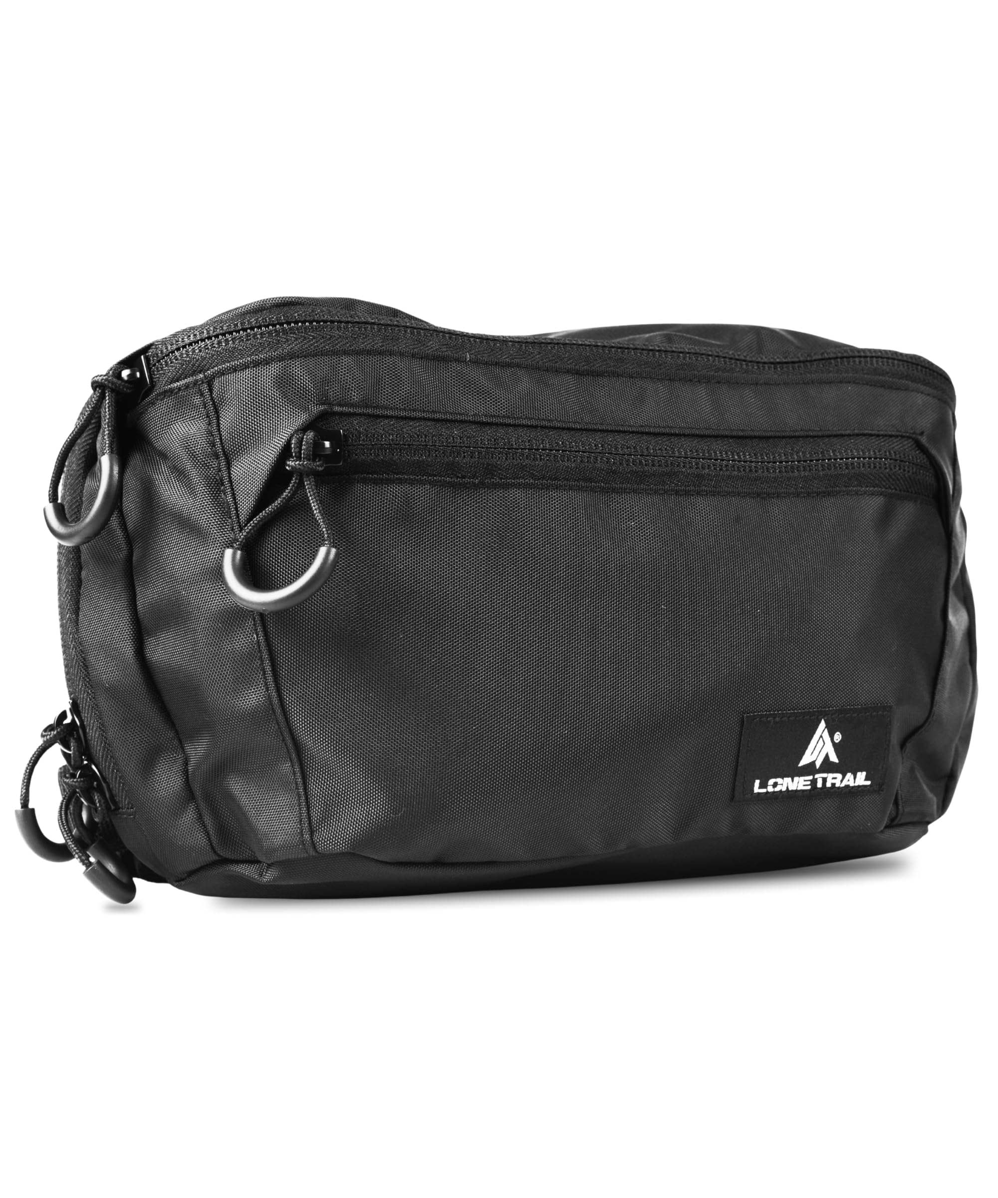 Lone Trail front view showing organized pockets and low-profile carry benefit