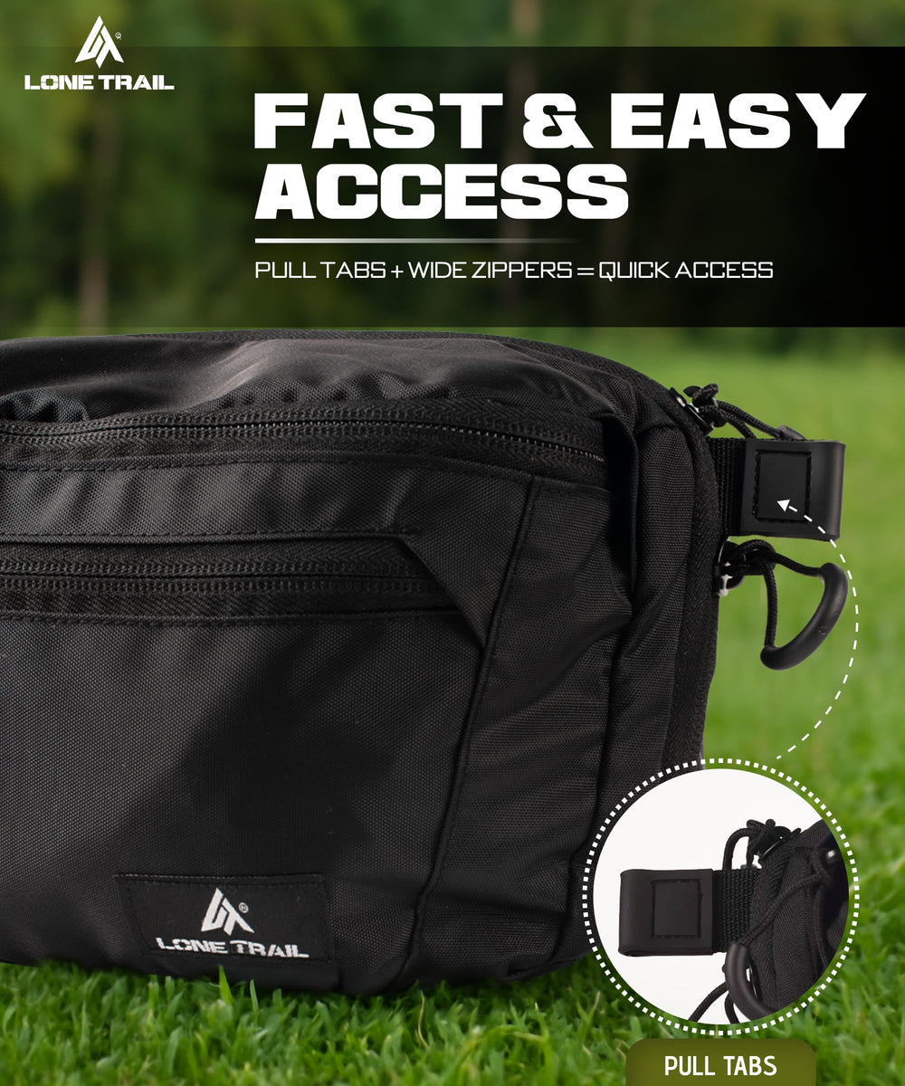 Lone Trail strap and POM buckle close-up showing adjustable fit and reliability benefit