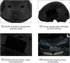 LOOGU helmet side profile emphasizing sleek design and secure chinstrap fit