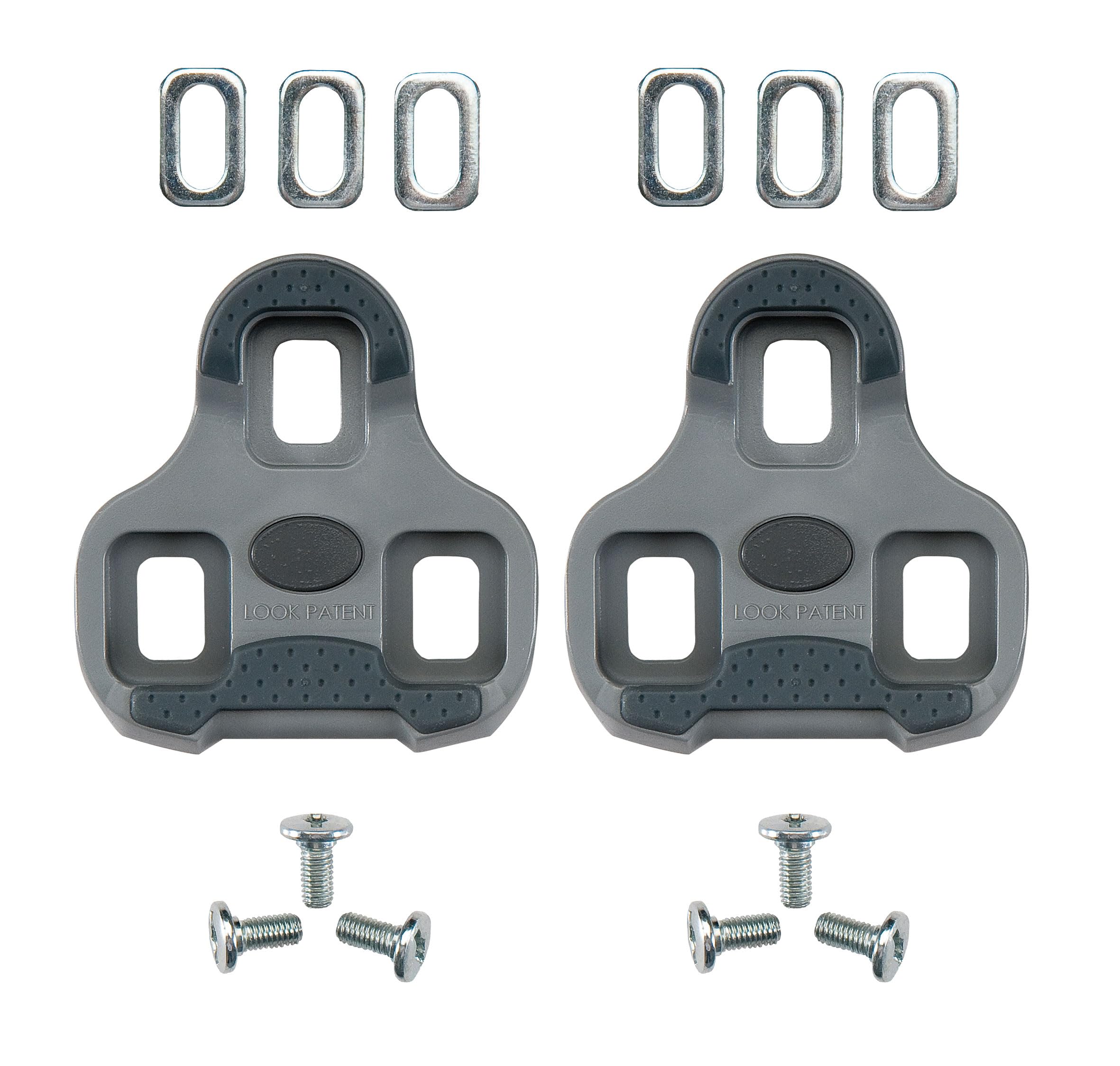 LOOK KEO Grip Notches front view showing cleat shape and secure engagement