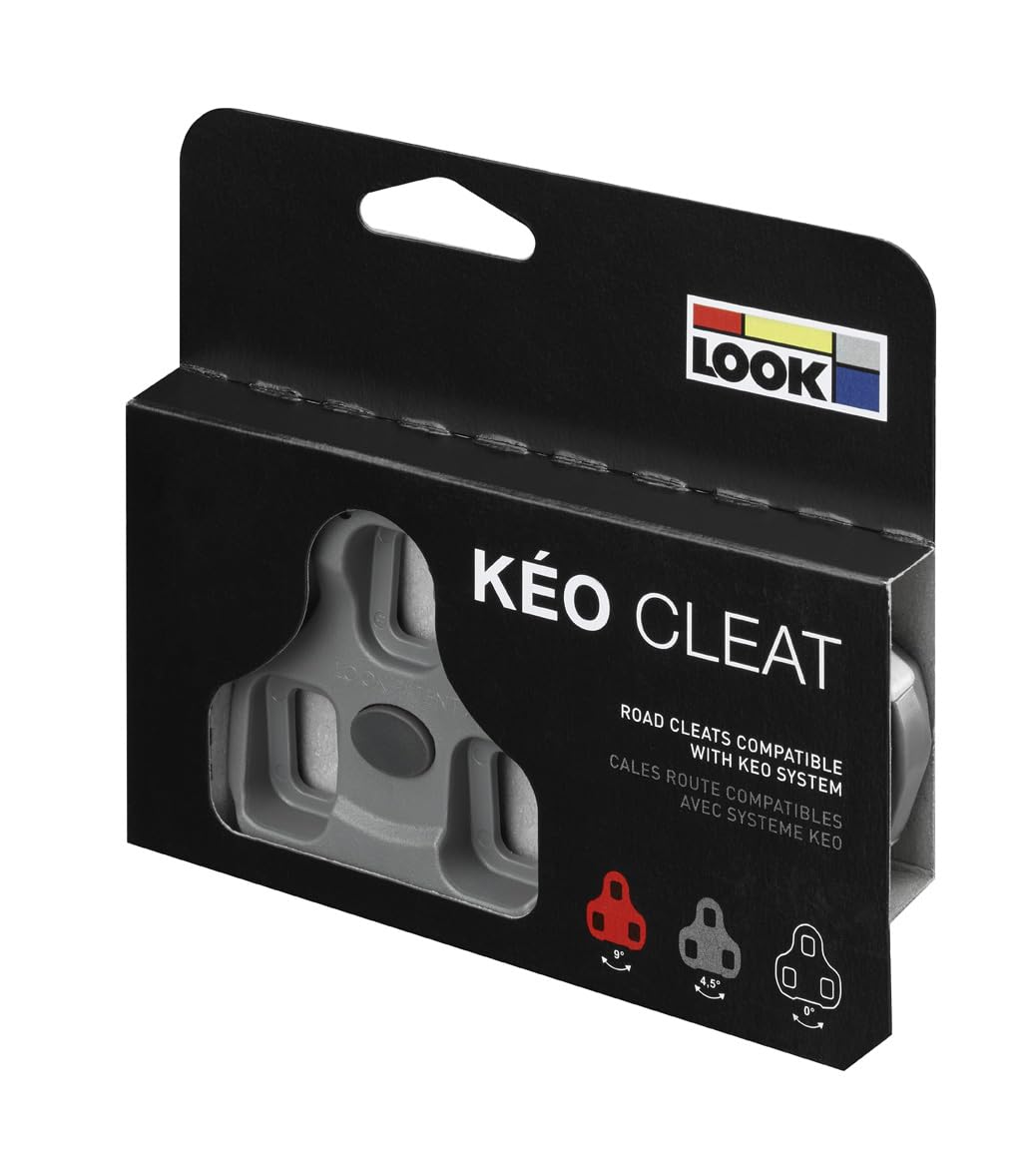 LOOK KEO Grip TPU anti-slip detail on cleat ends offering safer walking