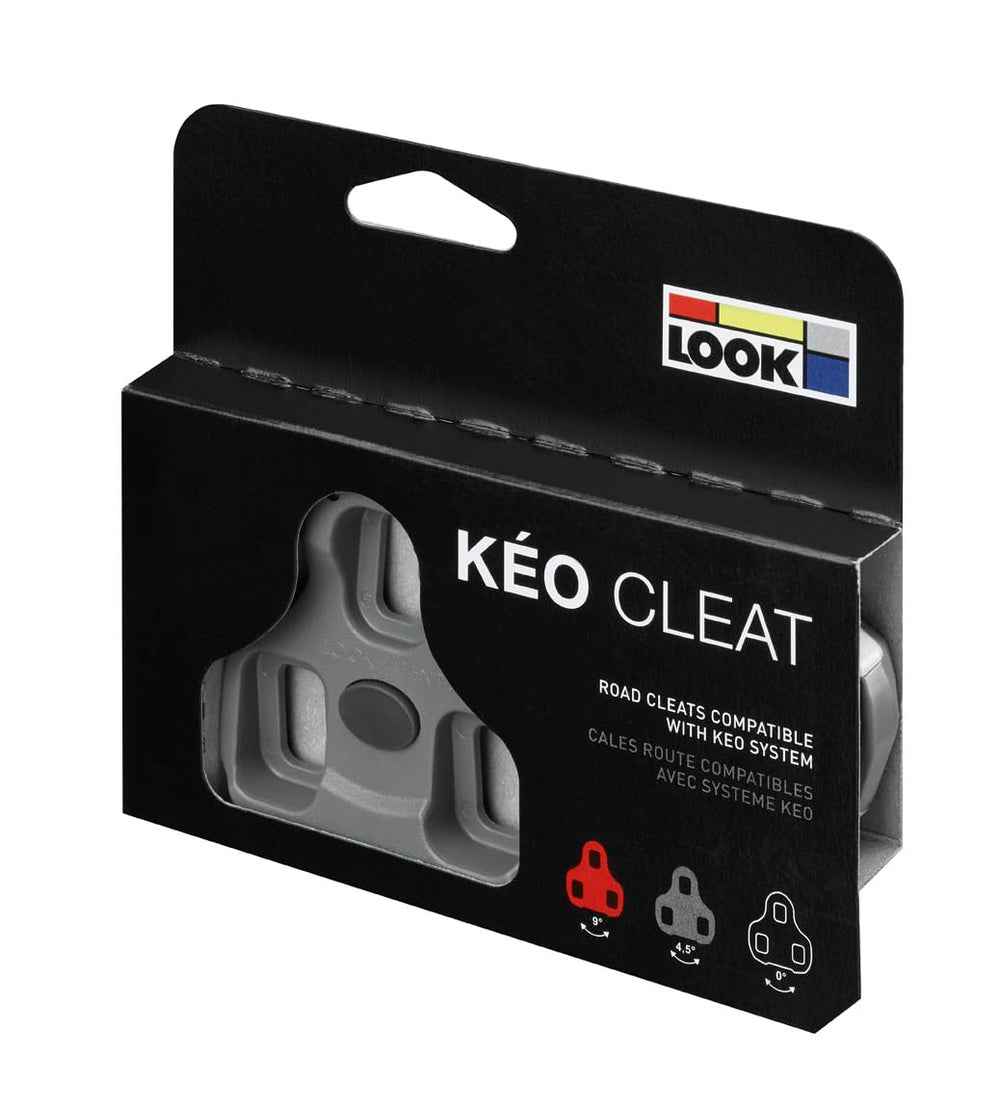 LOOK KEO Grip TPU anti-slip detail on cleat ends offering safer walking
