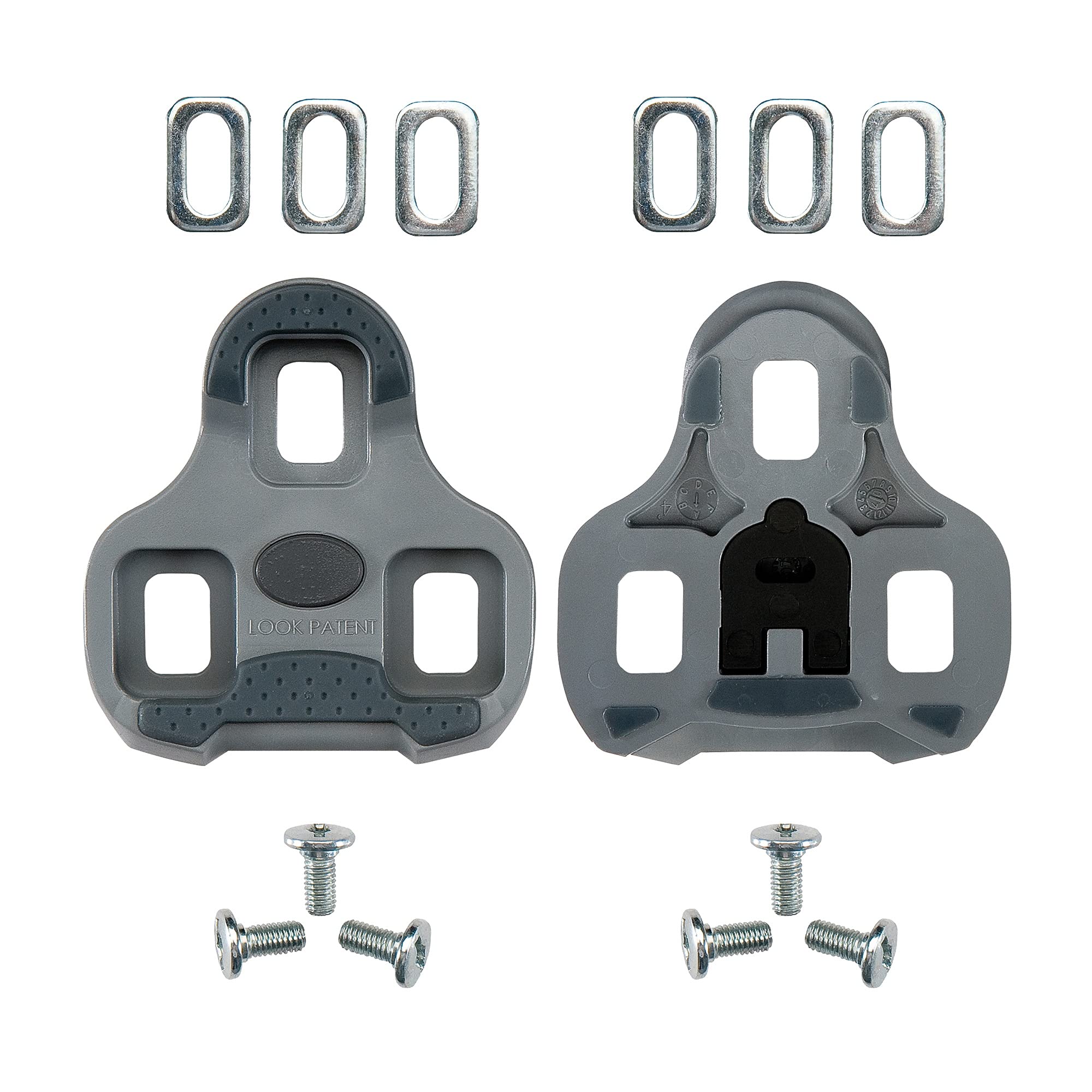 LOOK KEO Grip underside close-up showing three-bolt pattern and stable engagement
