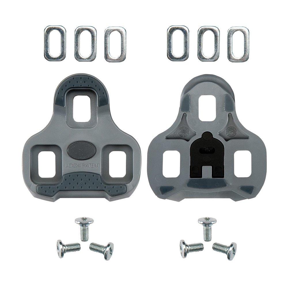 LOOK KEO Grip underside close-up showing three-bolt pattern and stable engagement