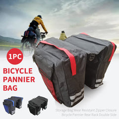 LORGVEXN panniers mounted on bike illustrating stable rack attachment