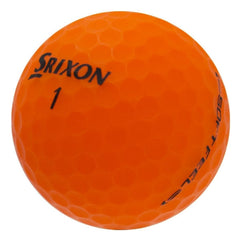 LostGolfBalls front pack showing matte orange balls for easy identification and visibility