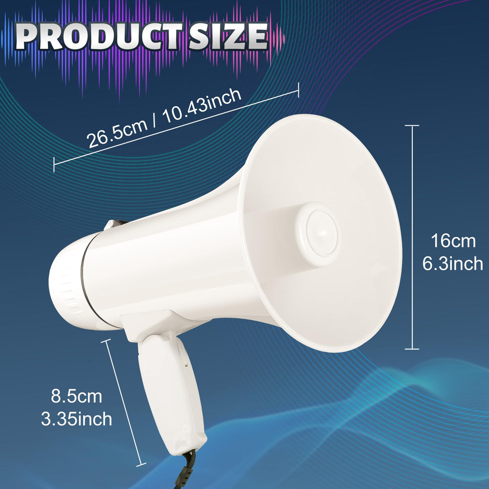 Loudmore detachable handheld microphone emphasizing ear protection benefit