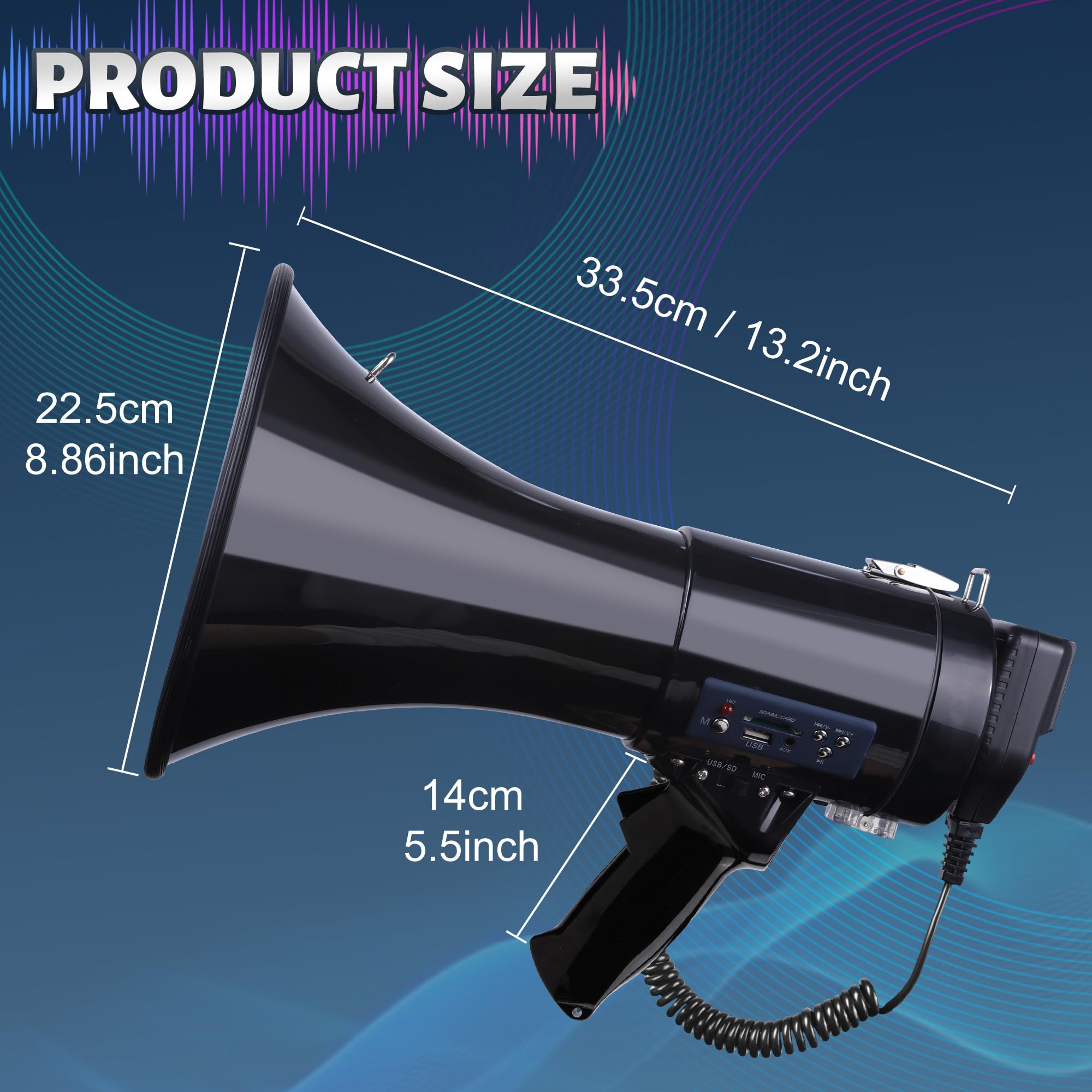 Loudmore detachable microphone close-up demonstrating clear voice pickup