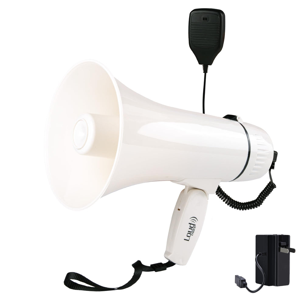 Loudmore front view showing speaker cone and clear projection benefit