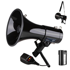 Loudmore megaphone front view showing horn and handle for powerful projection