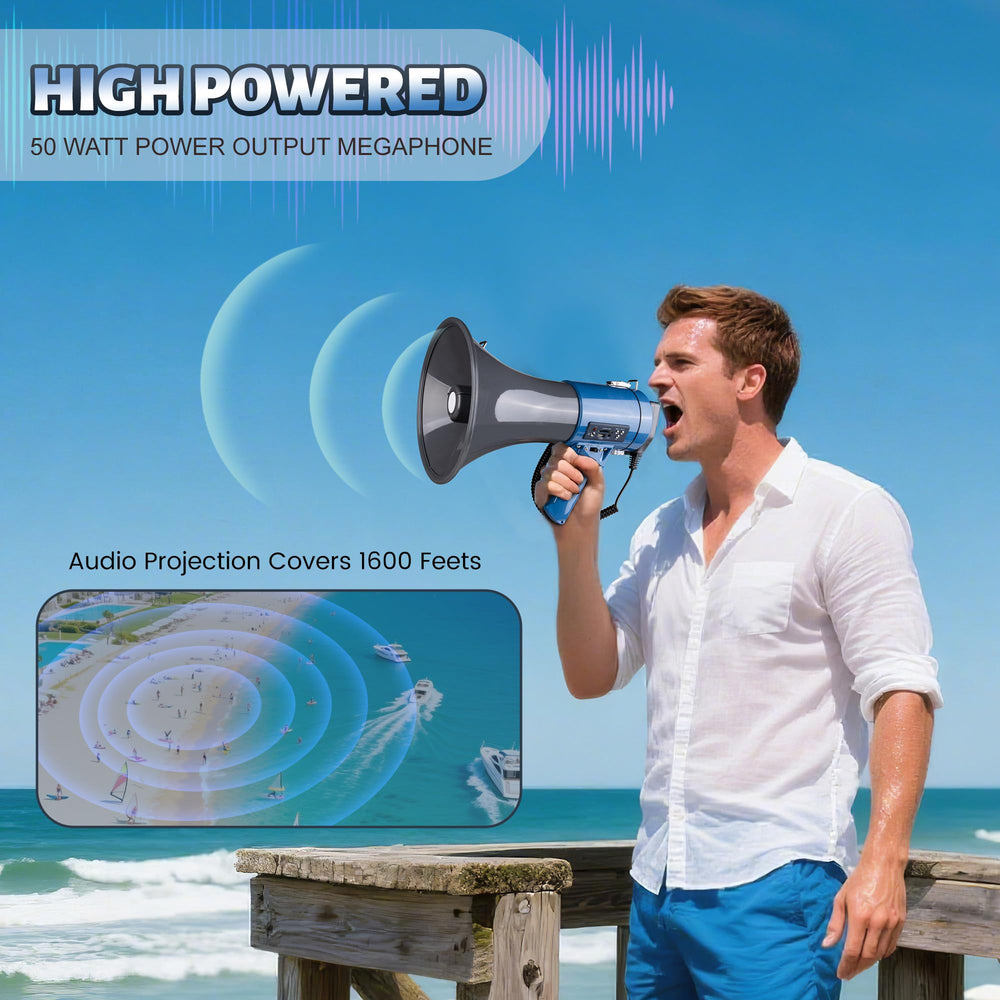 Loudmore recording and playback buttons highlighted for quick custom messages