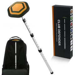 LOVACE front view orange support pole showing overall design and easy setup benefit