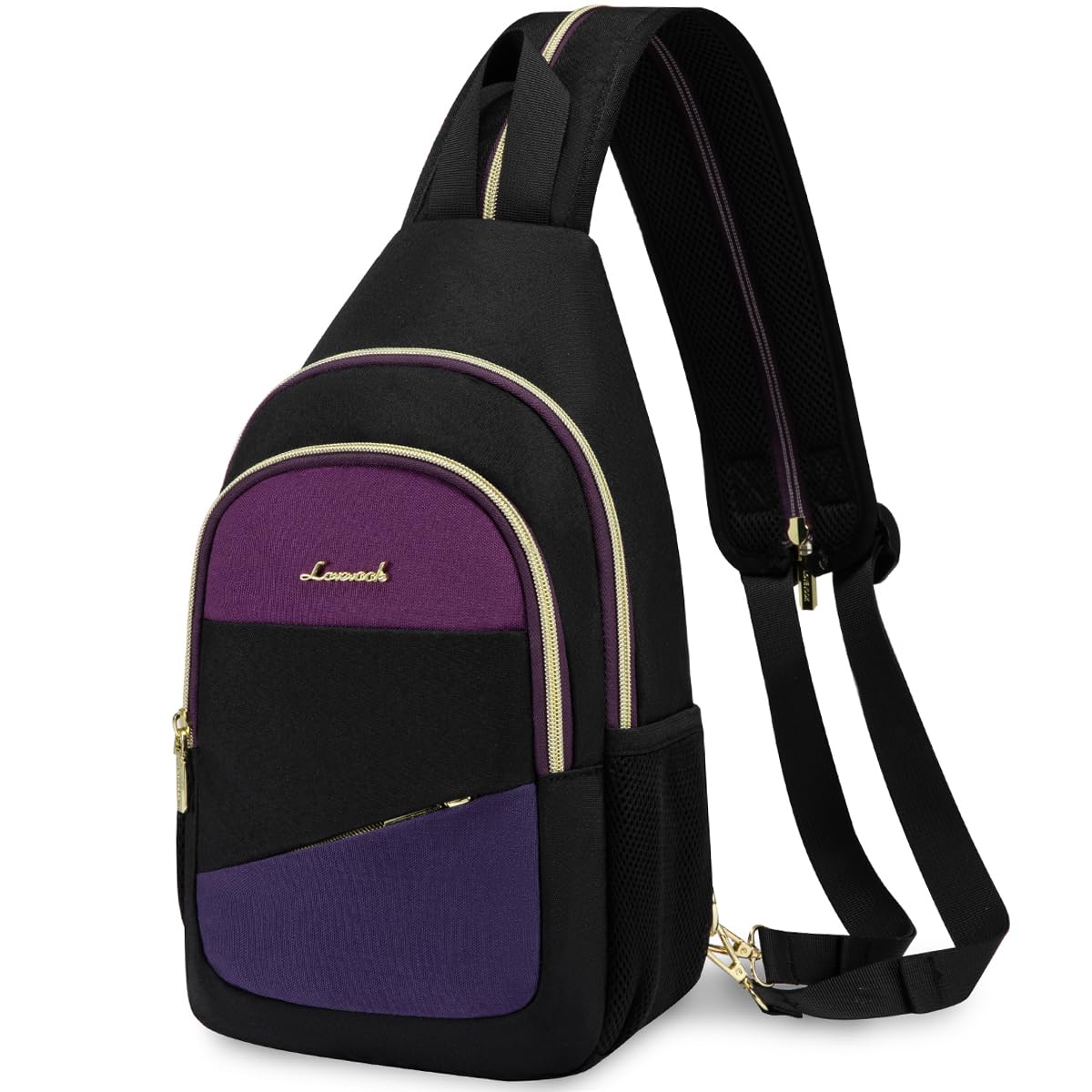 LOVEVOOK front view showing bag silhouette and easy-access pockets