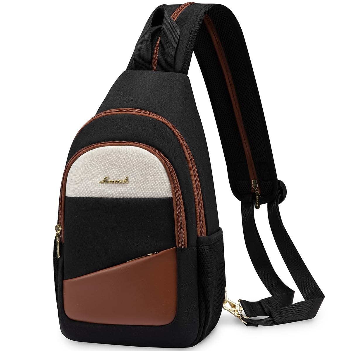 LOVEVOOK front view showing compact convertible sling design and accessibility