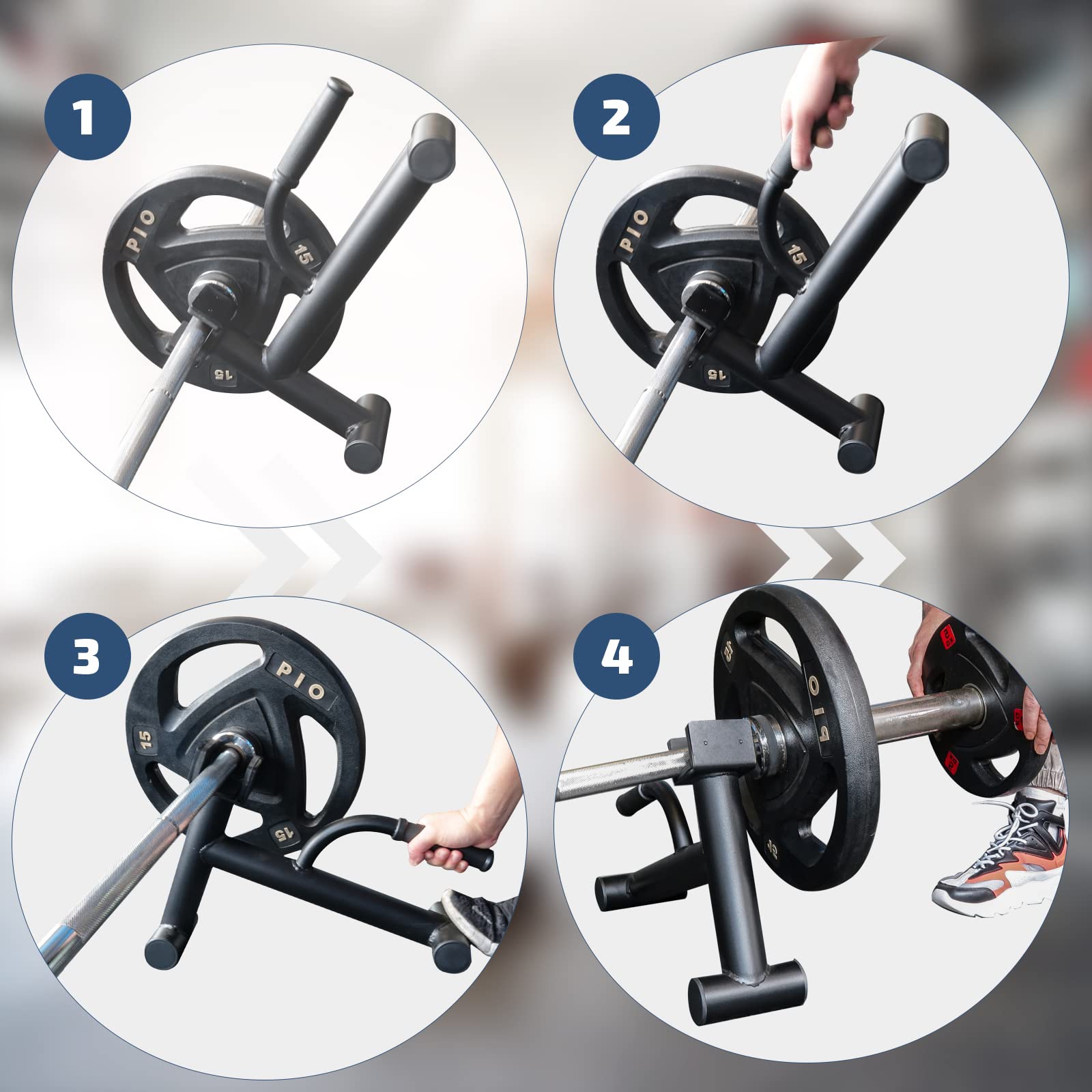Lovind deadlift jack packaged with one unit displayed for quick setup and included parts