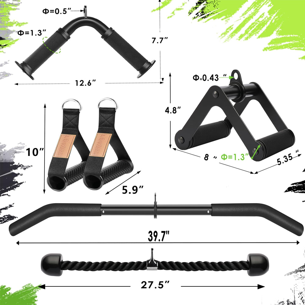 Lovind double D bar close-up of rubber grip for secure holds