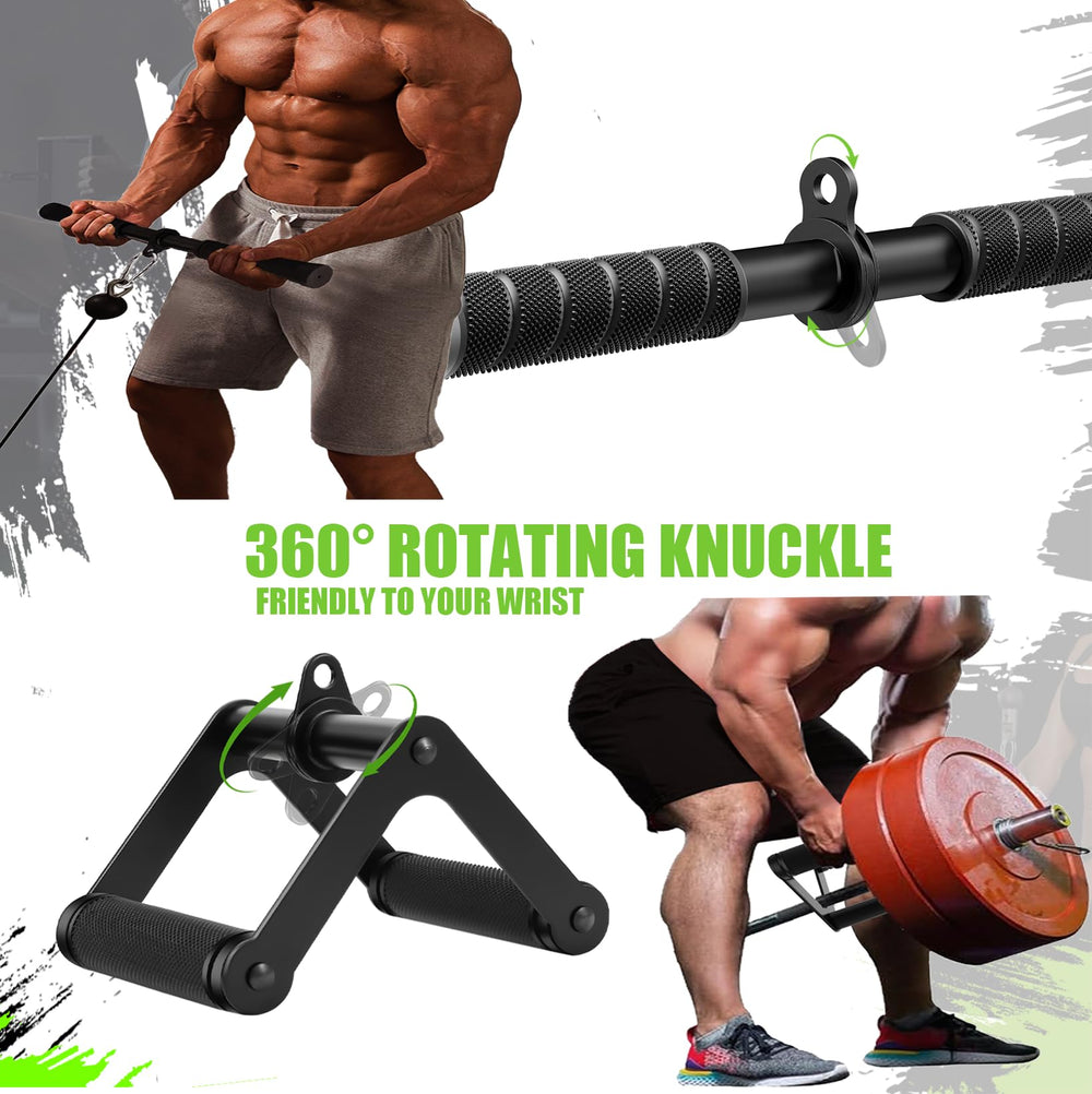 Lovind tricep rope image highlighting heavy-duty strands for secure triceps engagement