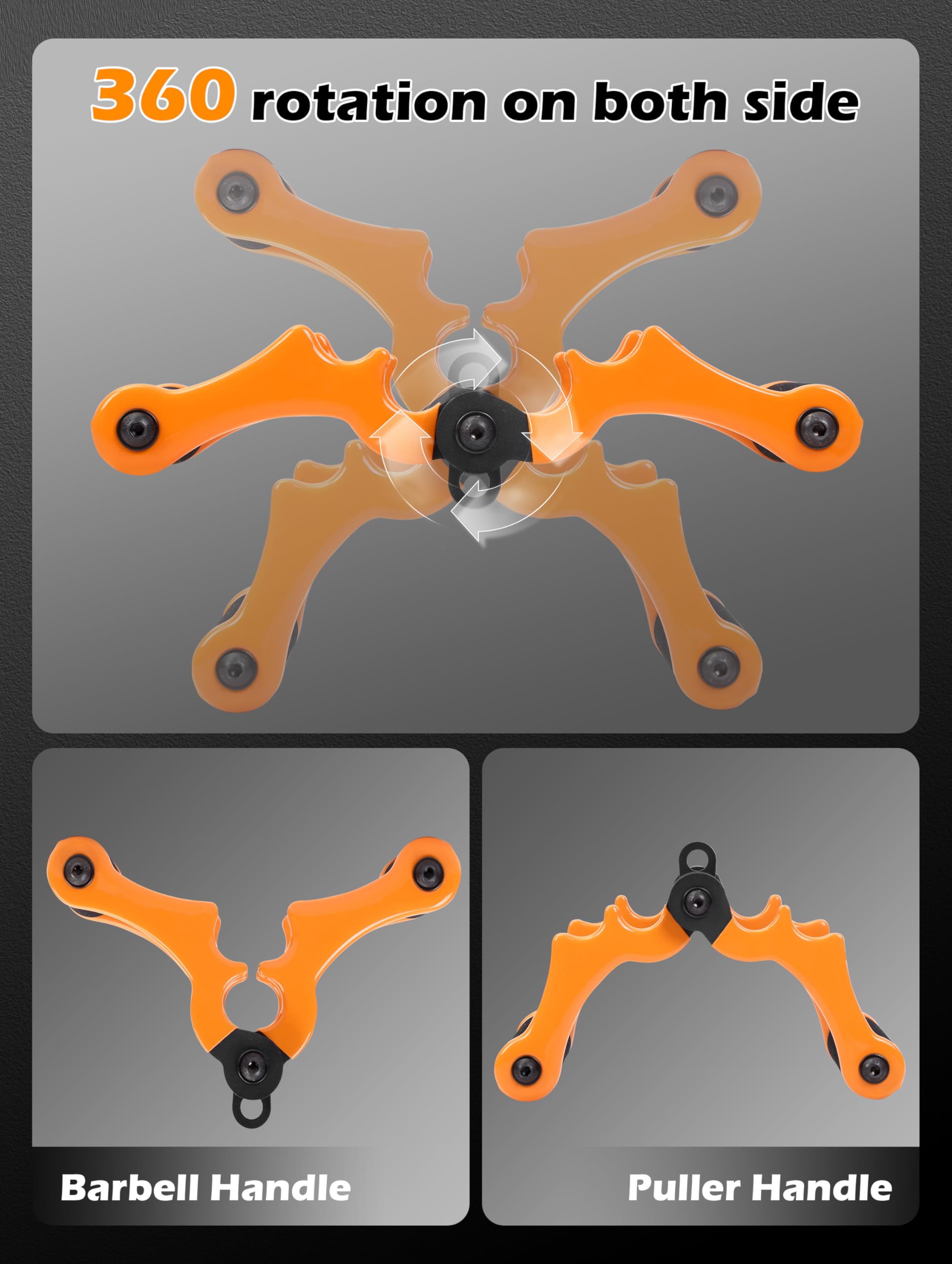 Lovind close-up of rubber-coated grips demonstrating anti-slip comfort benefit