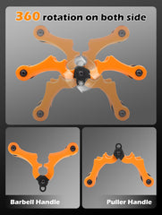 Lovind close-up of rubber-coated grips demonstrating anti-slip comfort benefit