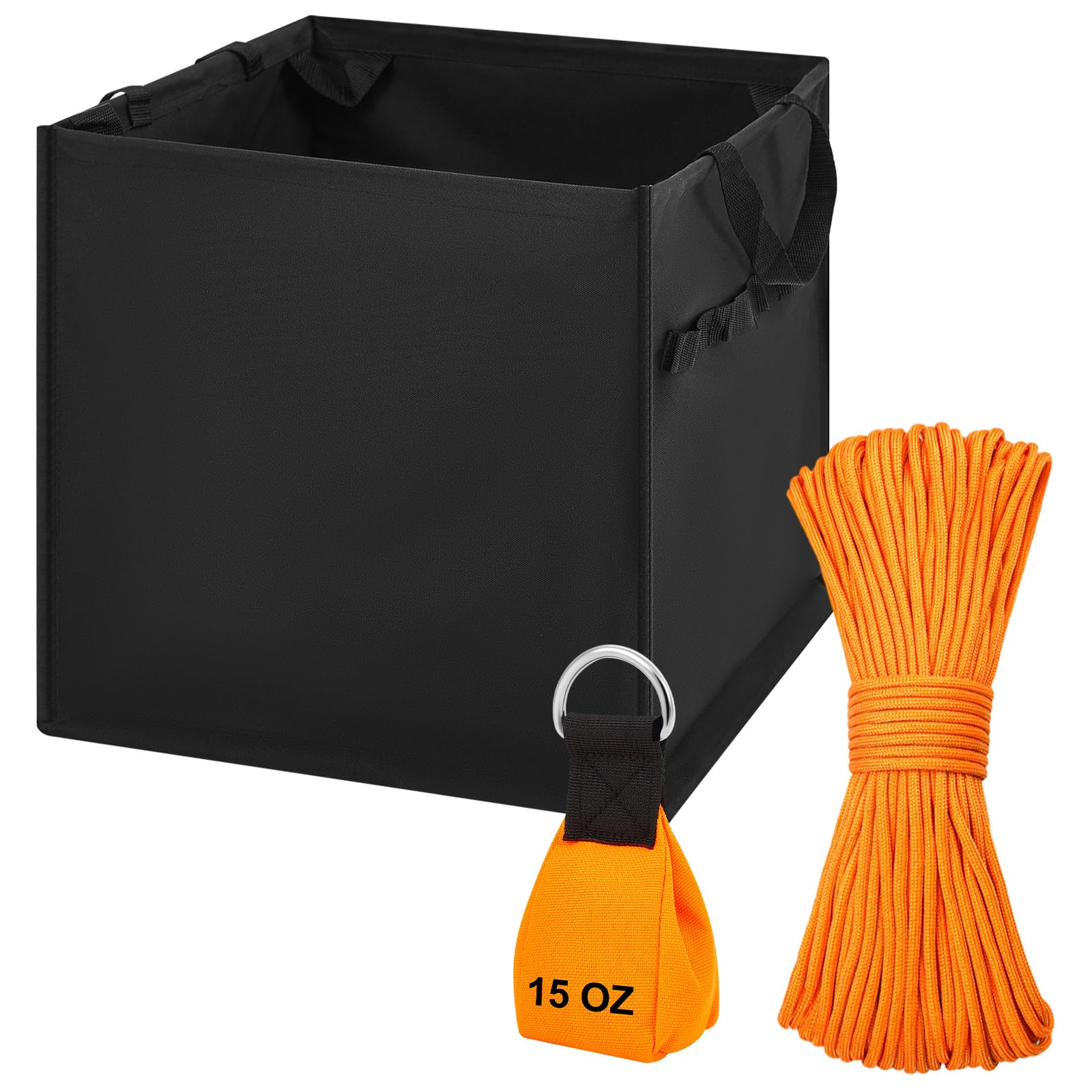 LOYIM cube and throw bag front view showing organized storage benefit