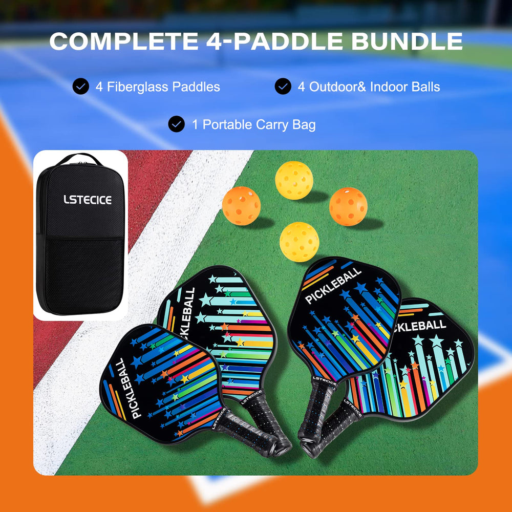 LSTECICE players using paddles on court demonstrating lively gameplay