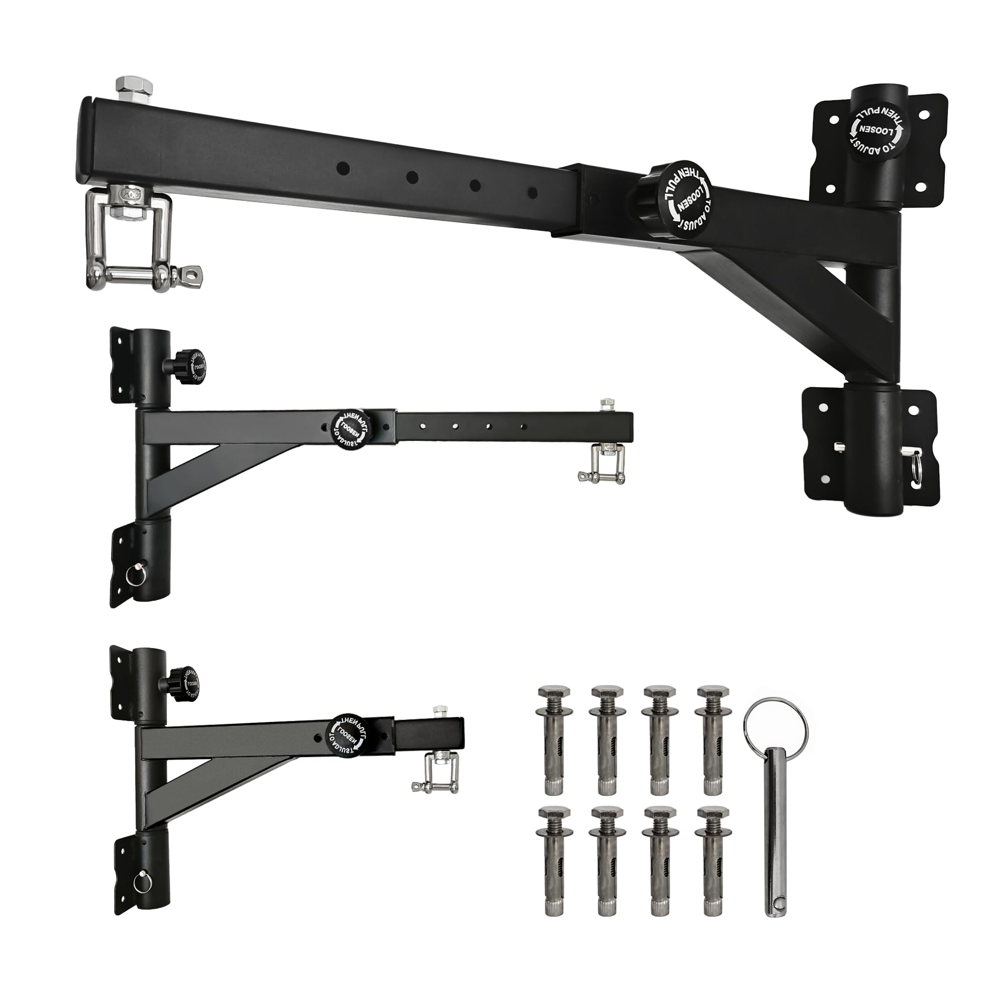 LTSEAME front-mounted bracket showing sturdy build and safe support