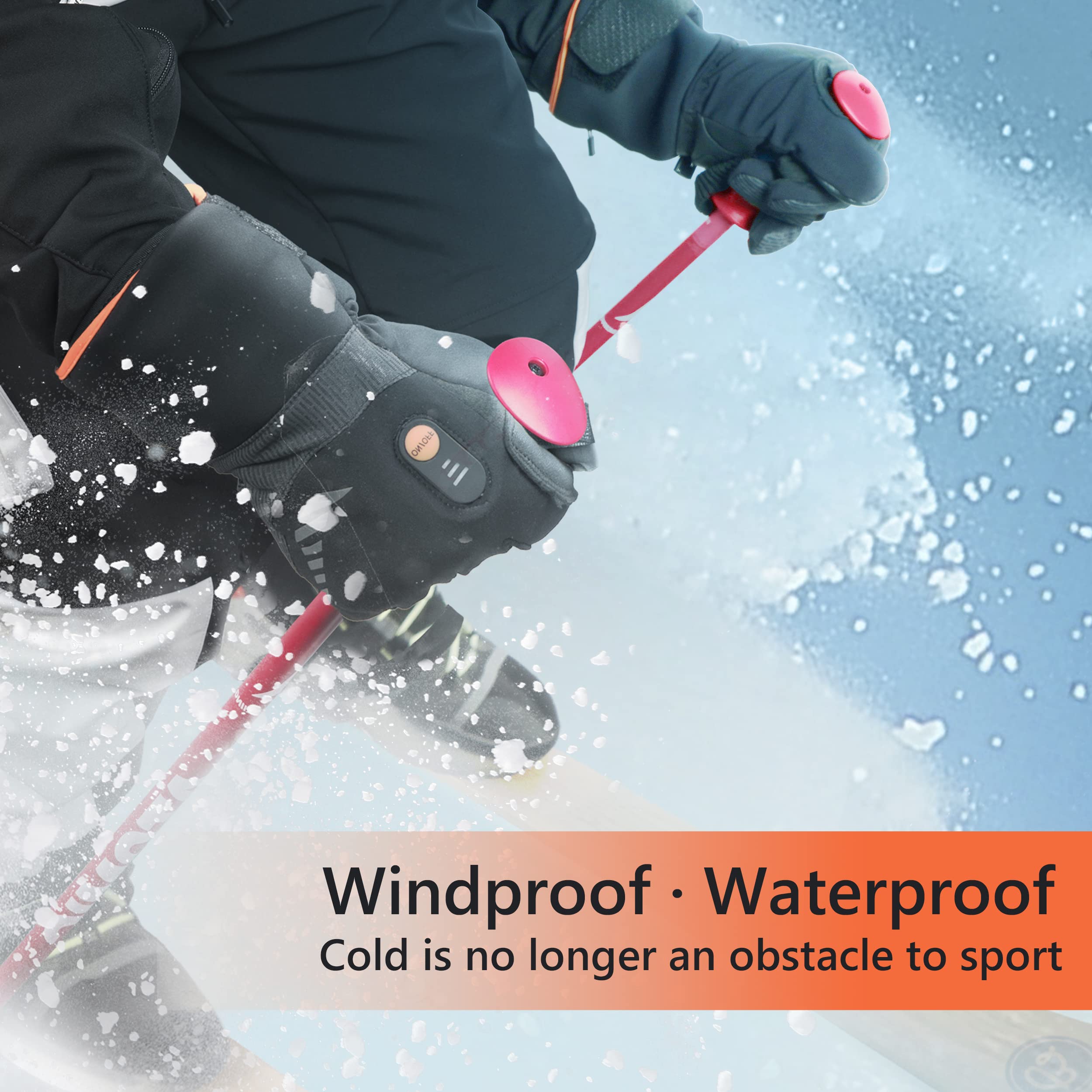 Luckcolor fingertip touchscreen detail enabling phone use without removing gloves