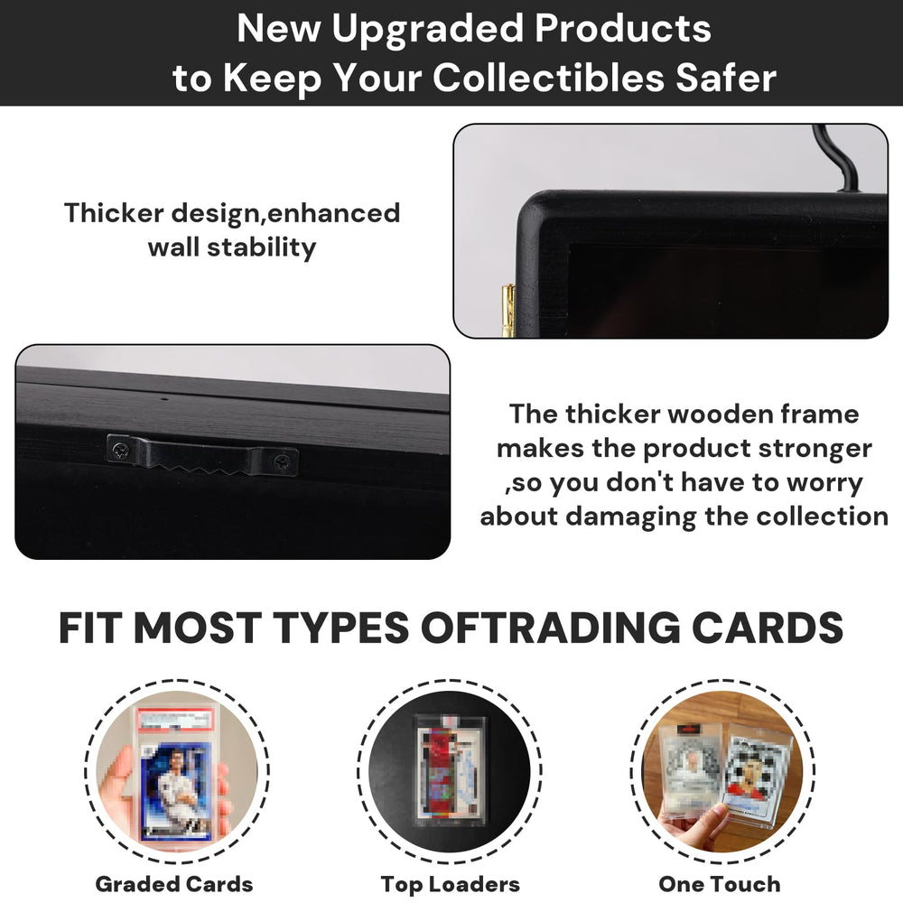 LUCKYBOPAN display with cards inserted, demonstrates tidy organized presentation
