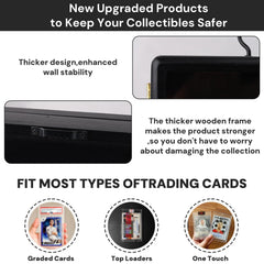 LUCKYBOPAN display with cards inserted, demonstrates tidy organized presentation