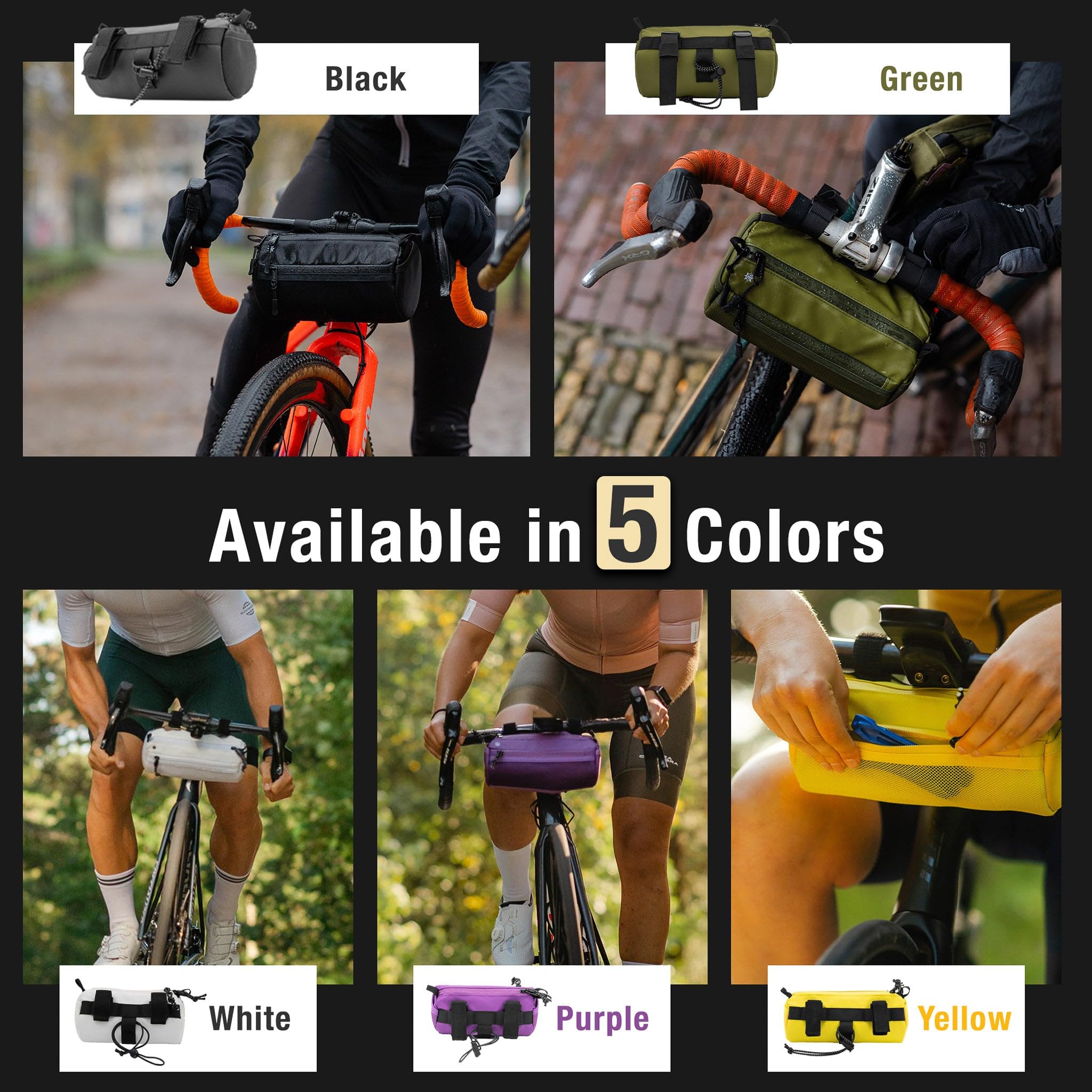 Lumiere & Co. mounted on a bike in city setting for commuter-ready benefit