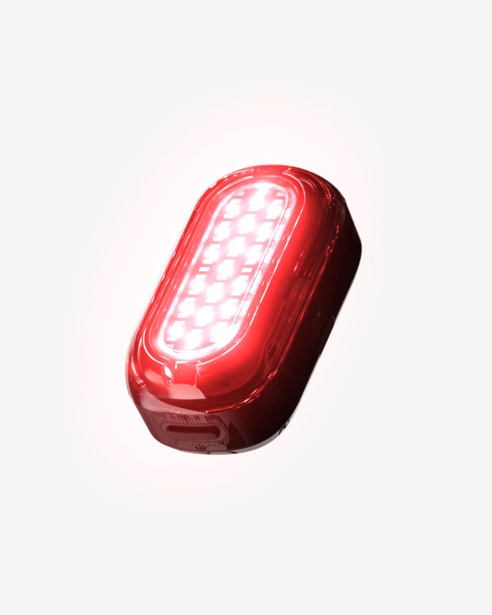 Lumos Firefly Mini front and rear lights showing synchronized visibility benefit
