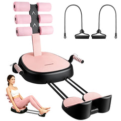 Lunegaldo front view of sit-up trainer showing compact design and stability benefit