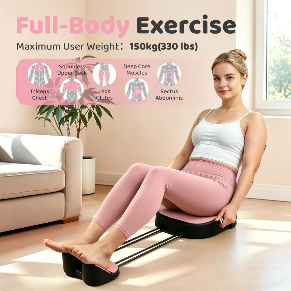 Lunegaldo user performing exercises in living room for convenient home fitness benefit