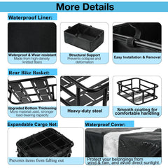 Lunies waterproof cover with reflective strip improving nighttime safety