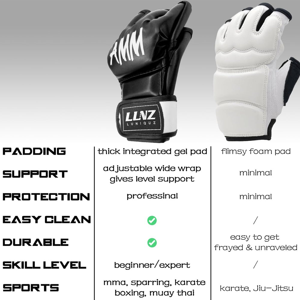 Luniquz kid wearing gloves during training demonstrating mobility