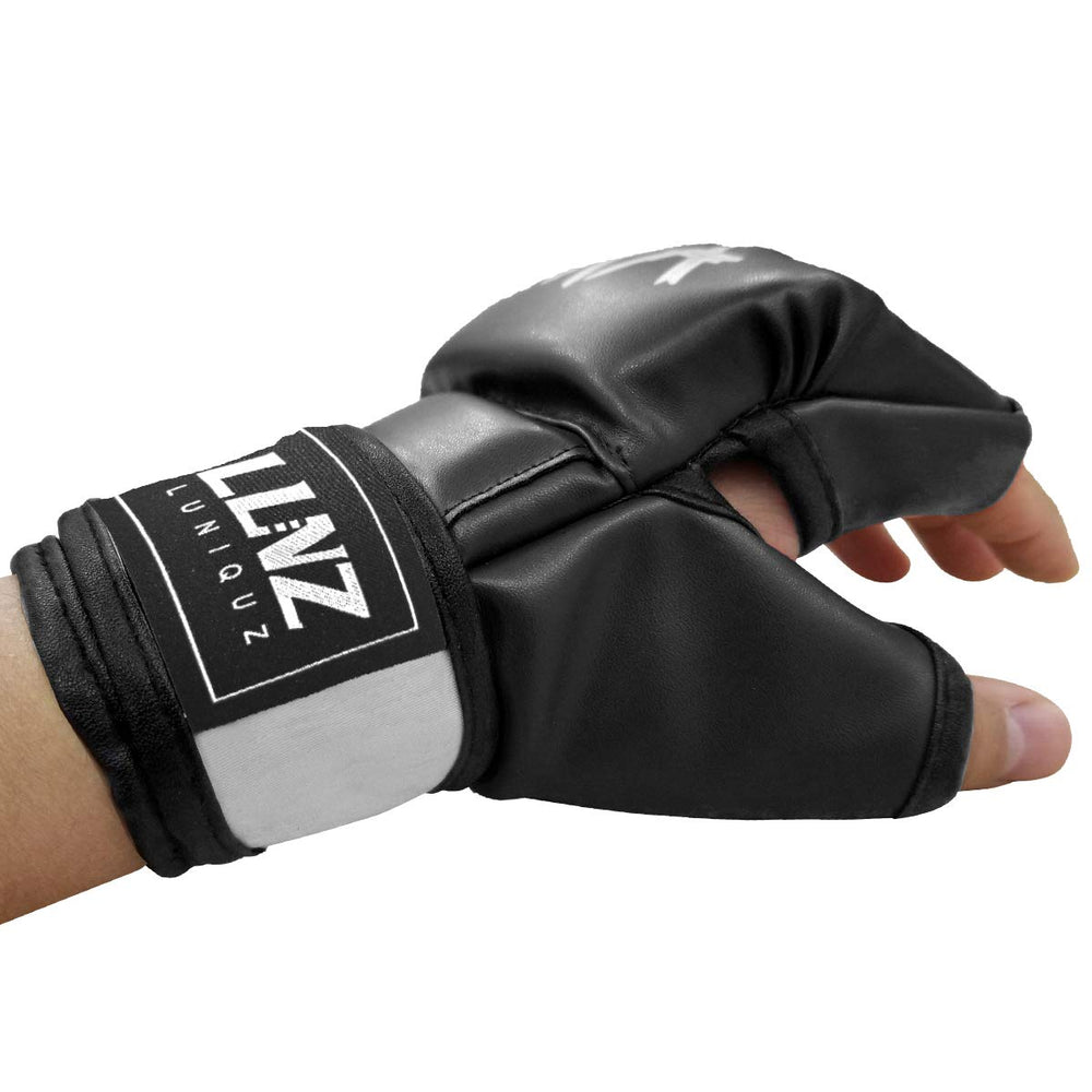Luniquz glove next to a child's hand to show size and fit