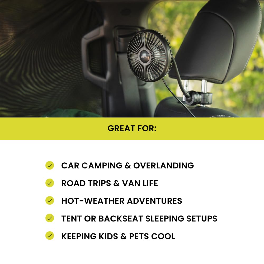 Luno close-up of five blades highlighting smooth airflow and quiet performance