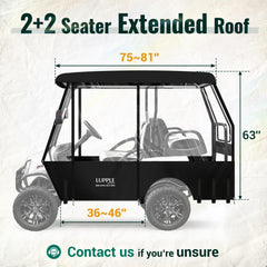 LUPPLE clear PVC rear window view preserving taillight visibility and safe reversing