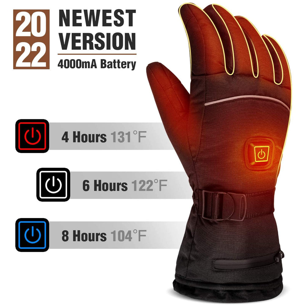 LUWATT closeup heating elements across fingers and back for even heated comfort