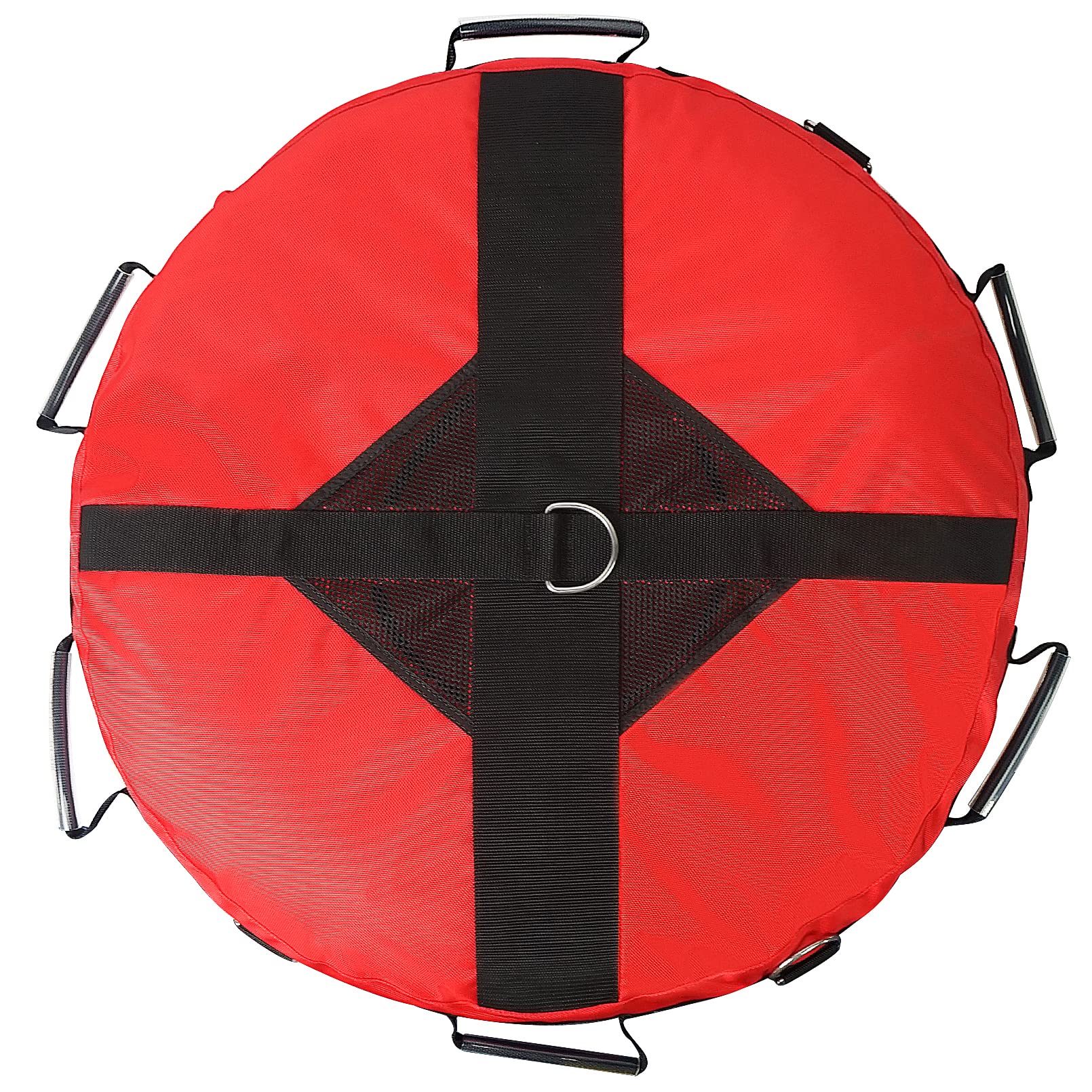 Luwint top zipper pocket open showing storage for flag and reel