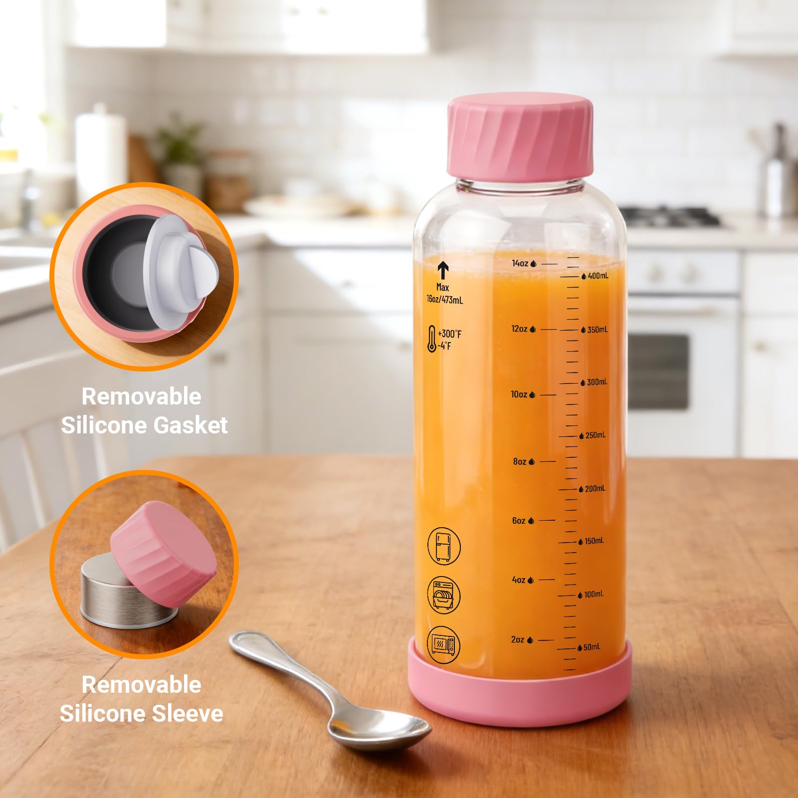 Luxfuel clear measurement marks detail for accurate portion control benefit