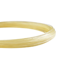 Luxilon Natural Gut 125 close-up ribbon texture highlighting precision construction and improved durability