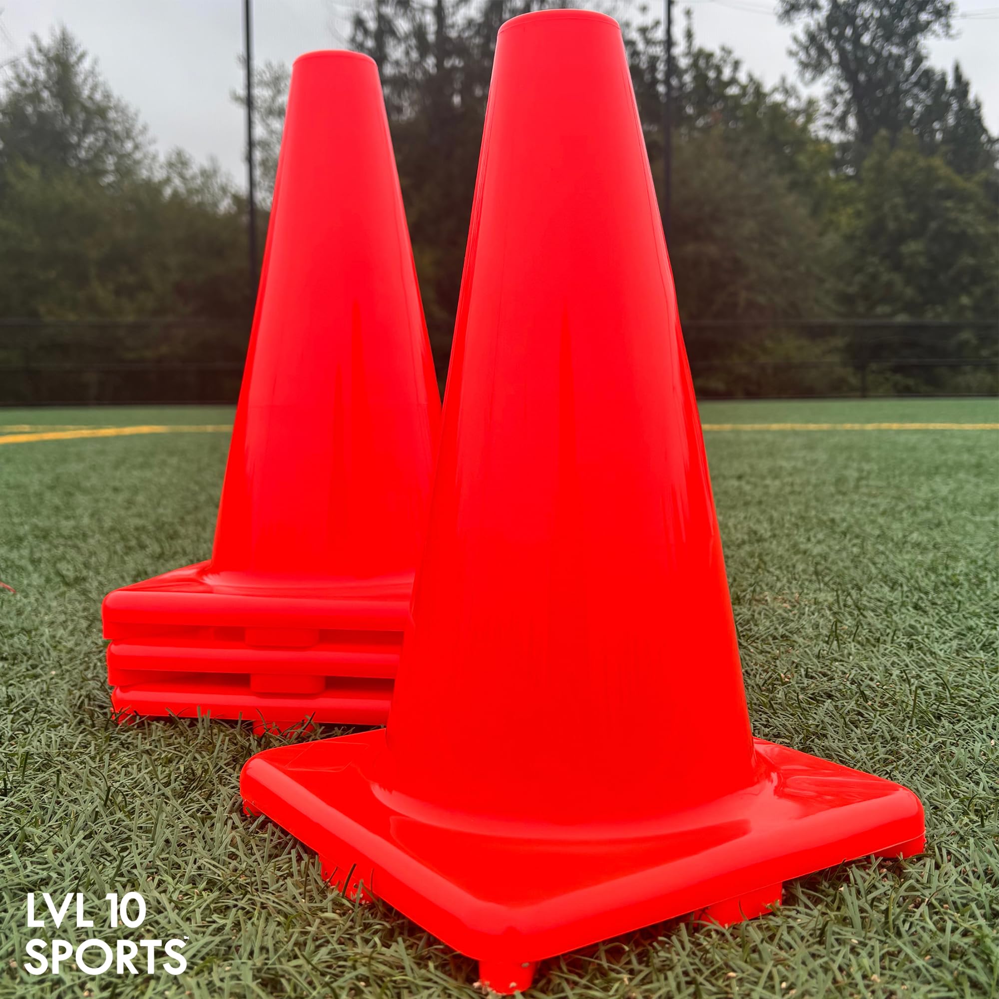 LVL10 Sports base detail highlighting wide square base for improved stability