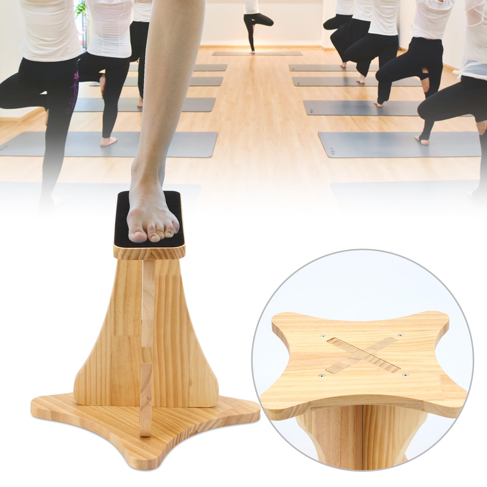 Lxmxgk flyer balancing on stand demonstrating improved core control